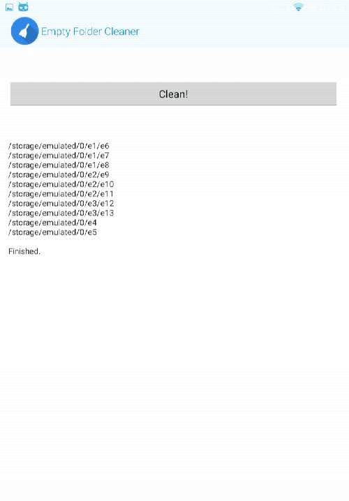 Empty Folder Cleaner screenshot 2