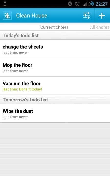 Clean House - Chores Schedule screenshot 2