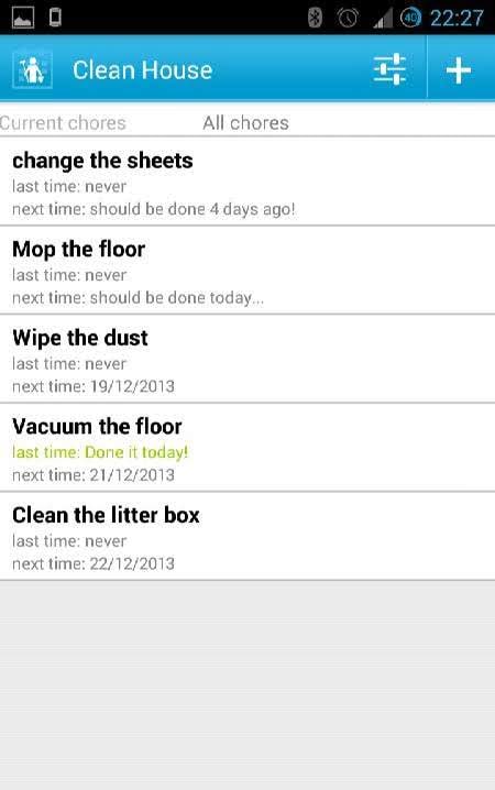 Clean House - Chores Schedule screenshot 3