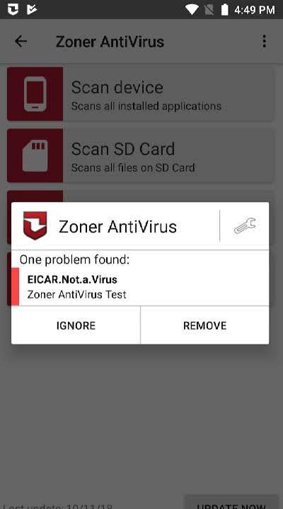 Zoner Mobile Security screenshot 3