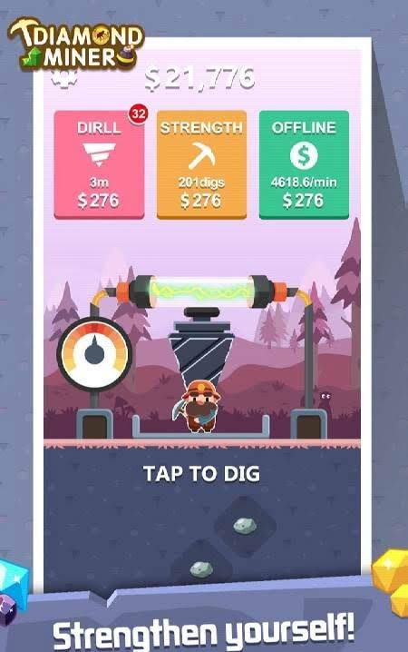 Diamond Miner: Treasure Digger!! screenshot 3