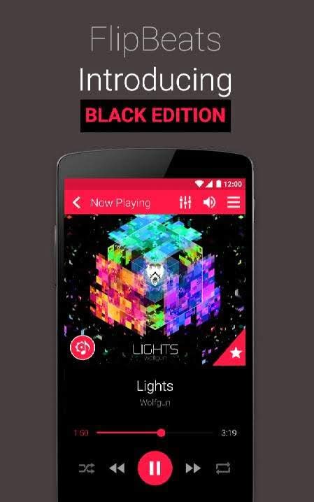 FlipBeats - Best Music Player screenshot 1