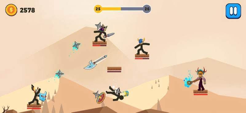 Stickman Archer Hero: Super Bow Legend Fight gameplay screenshot 3