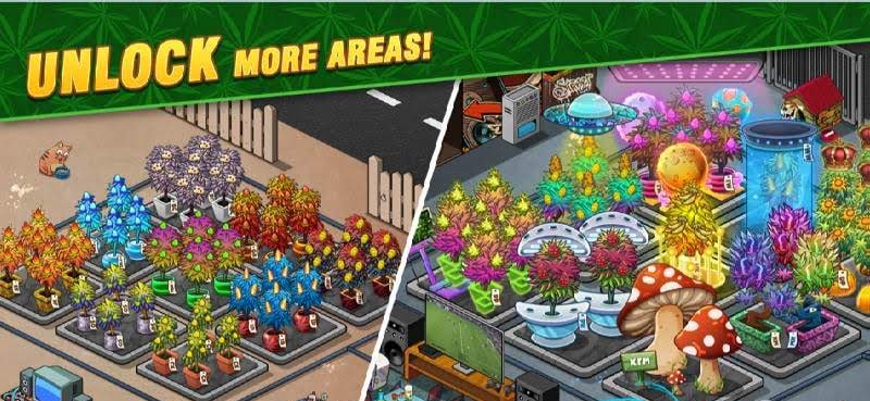 Bud Farm Idle - Growing Tycoon Garden Decor gameplay screenshot 4