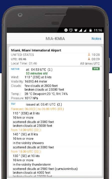 PilotWeather screenshot 2