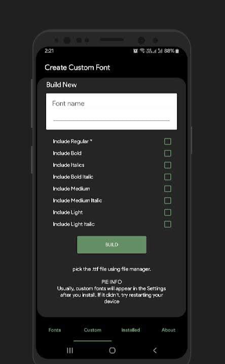 GxFonts - Custom Fonts for Samsung Galaxy screenshot 3