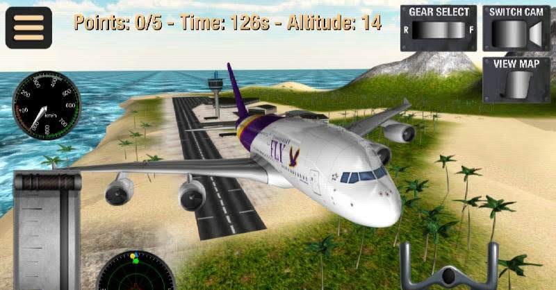 Flight Simulator: Fly Plane 3D screenshot 1