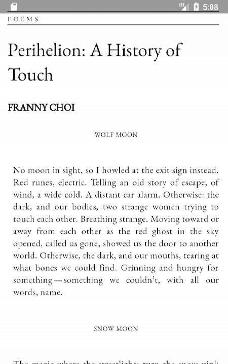 Poetry Magazine screenshot 4