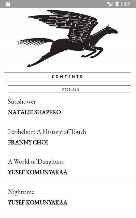 Poetry Magazine screenshot 3