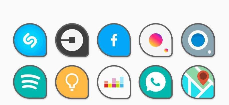 Flat TearDrop - Icon Pack screenshot 1