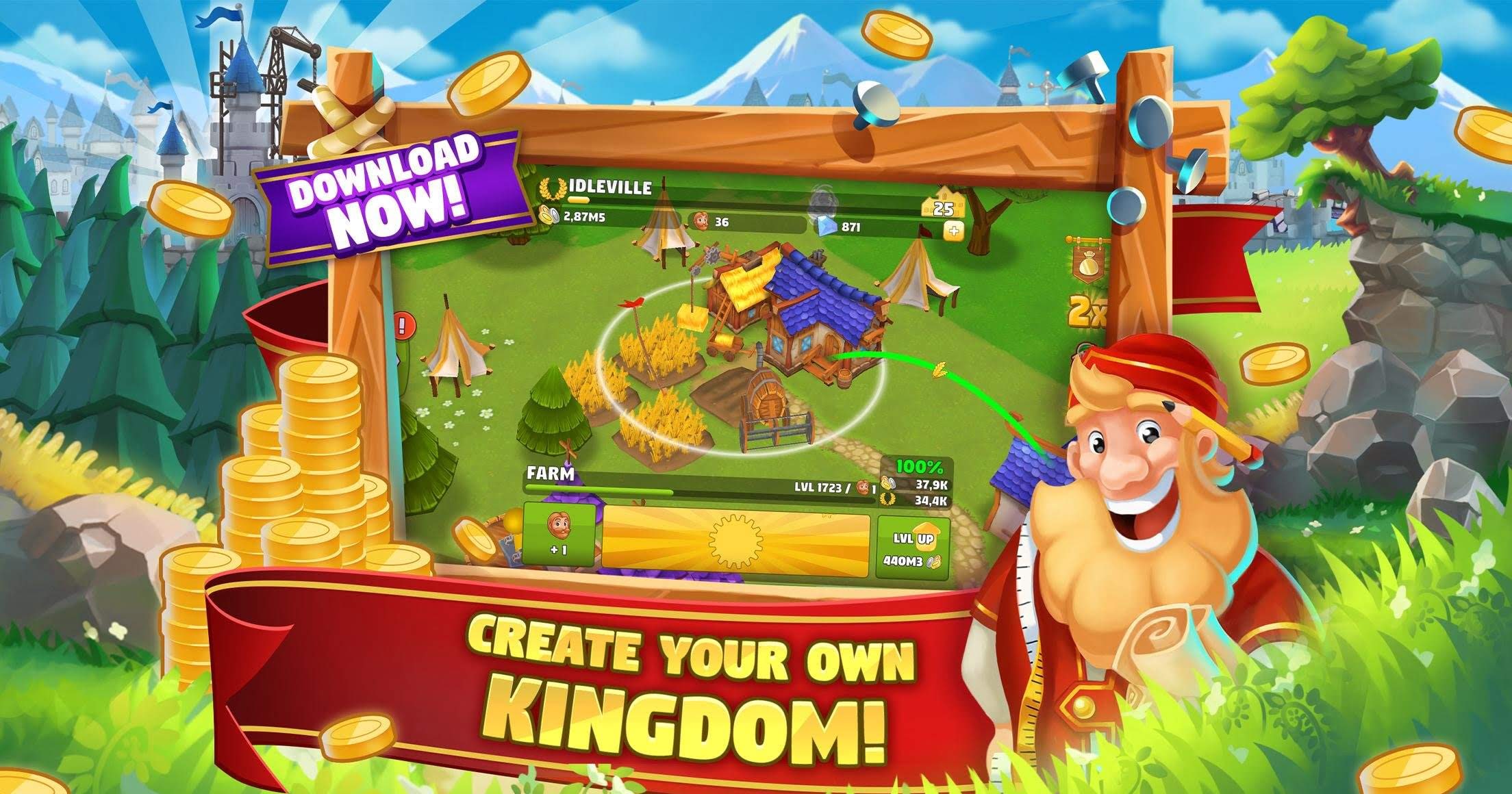 Idle Kingdom Builder screenshot 1