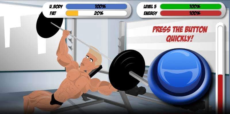 Bodybuilding and Fitness game - Iron Muscle screenshot 1