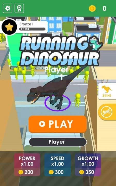 Running Dinosaur gameplay preview 1
