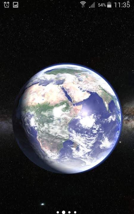 First preview of Earth Planet 3D Live Wallpaper Pro