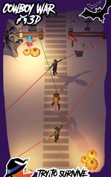 Cowboy War 3D-Halloween screenshot 4