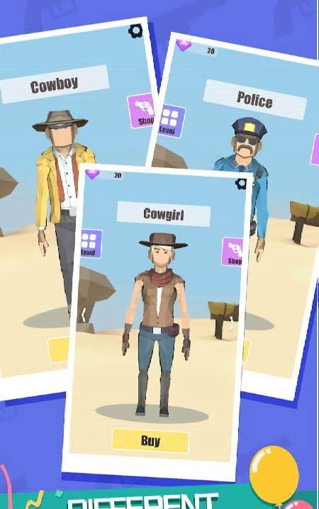 Cowboy War 3D-Halloween screenshot 3