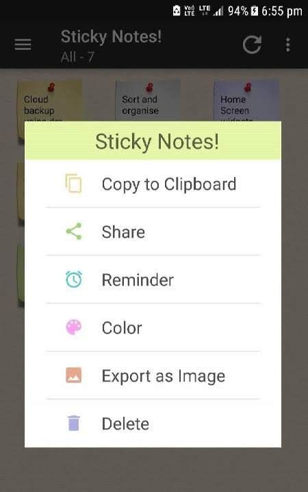 Sticky Notes Pro! screenshot 3