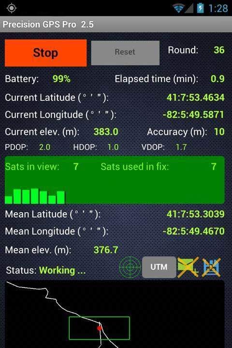 Precision GPS Pro screenshot 1