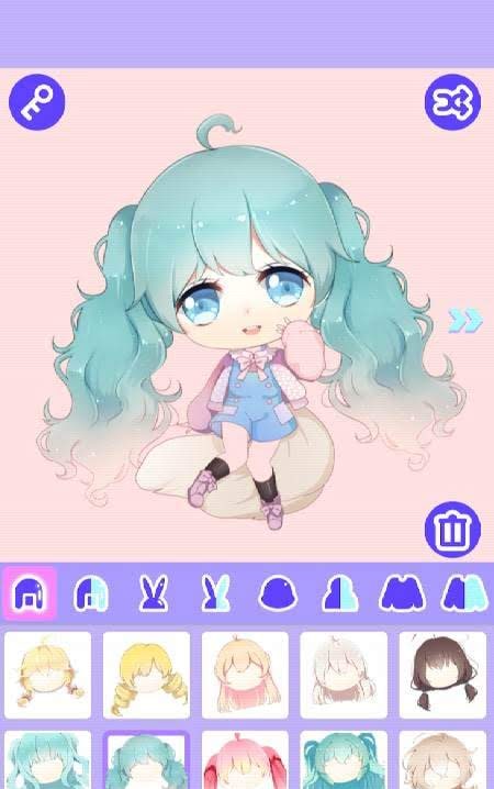 Cute Girl Avatar Maker screenshot 1