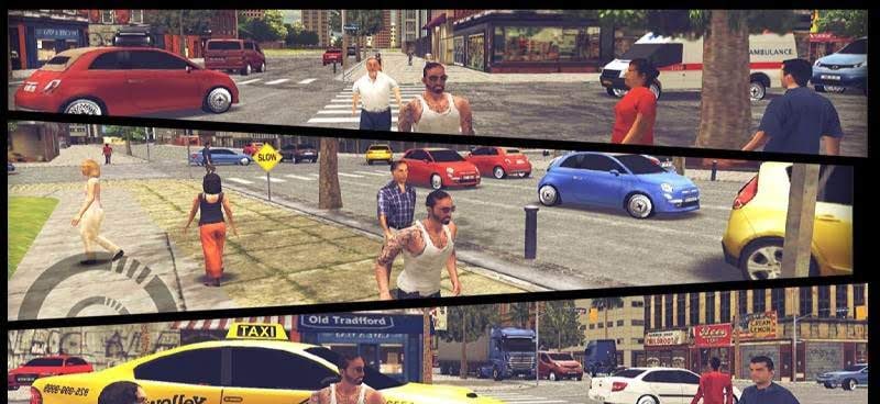 Crazy Open World Driver - Taxi Simulator New Game gameplay screenshot 2