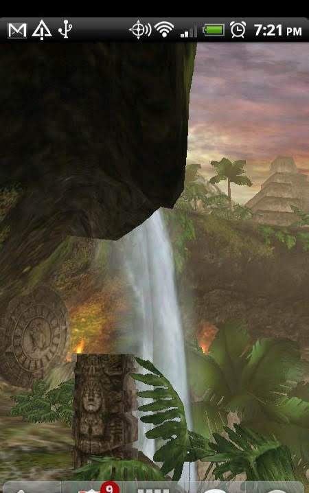Jungle Waterfall LiveWallpaper screenshot 2