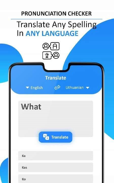 Pronunciation, Word Translator & Spelling Checker screenshot 1