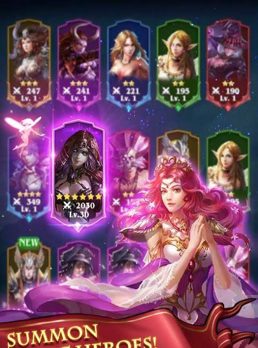 Deck Heroes: Puzzle RPG screenshot 2