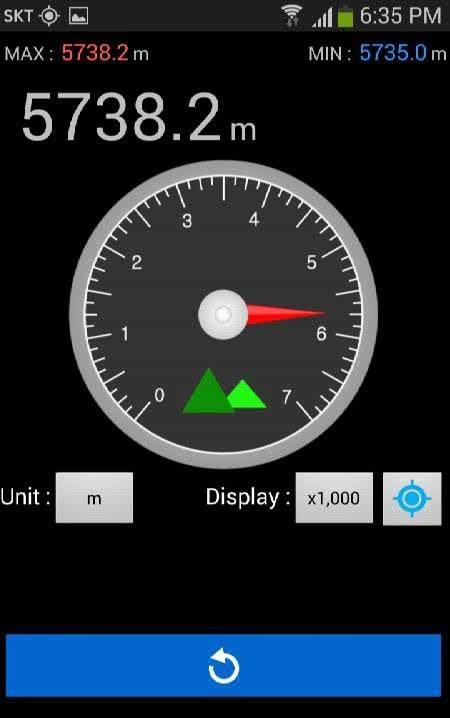 Altimeter screenshot 2