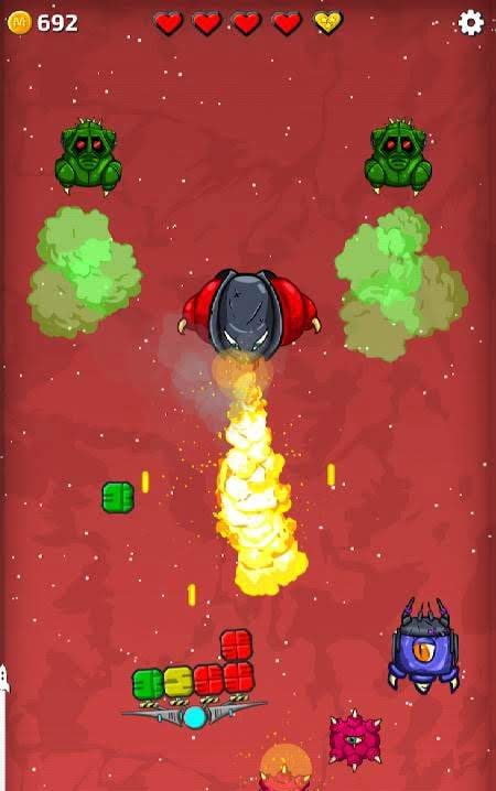 Utilizer Deluxe - arcade space shooter & match 3! screenshot 4