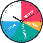 Daily Time Planner With Clock Widget