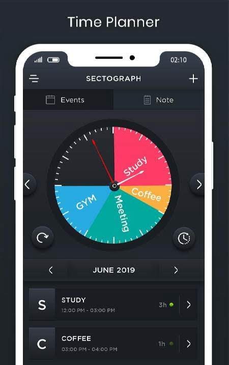 Daily Time Planner With Clock Widget screenshot 1
