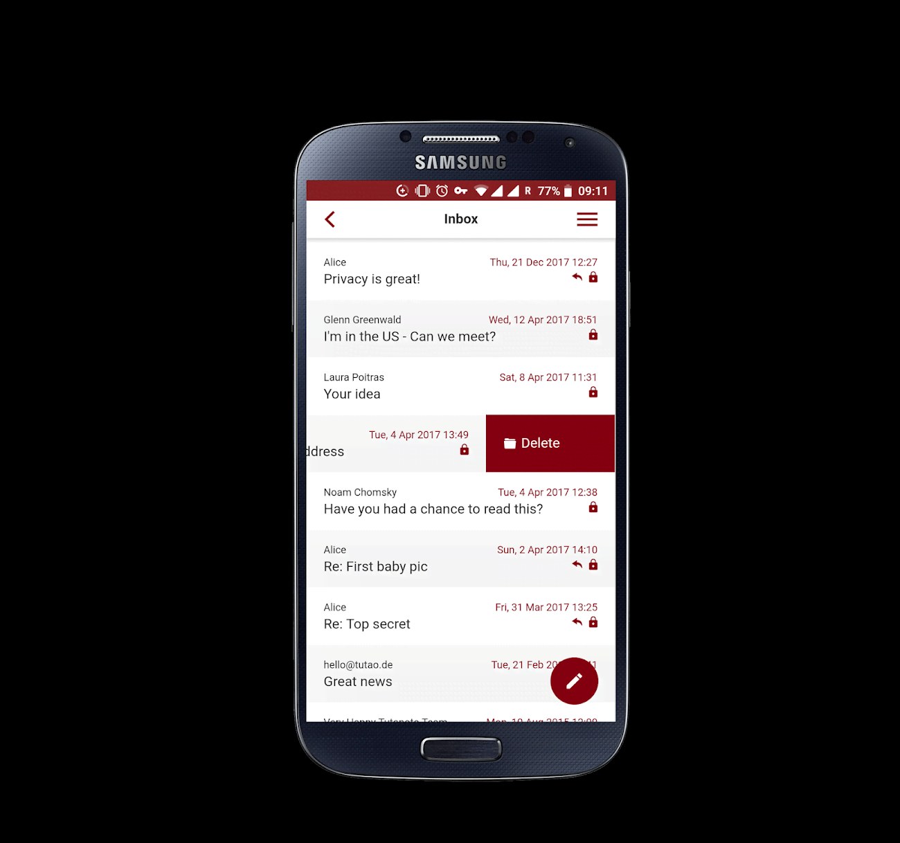 Tutanota: Simply Secure Emails screenshot 2