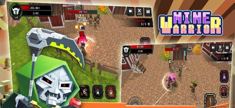 Mine Warrior gameplay screenshot 2