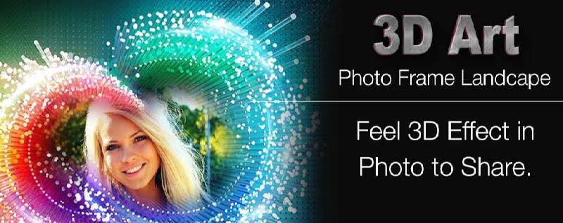 3D Art Photo Frame Landscape screenshot 1