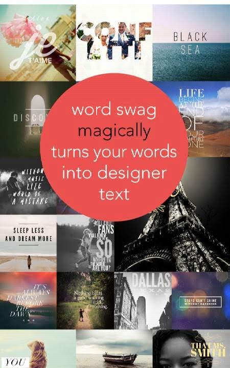 Word Swag - 2018 Classic Edition screenshot 1