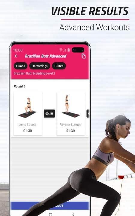 Woman Butt Workouts - Results in 20 Days PRO screenshot 4