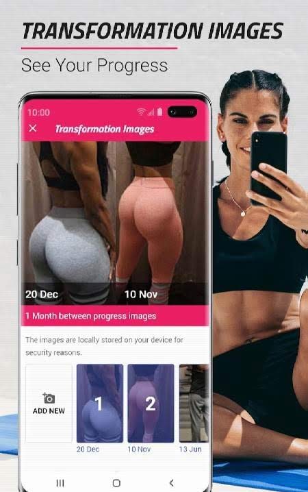 Woman Butt Workouts - Results in 20 Days PRO screenshot 1