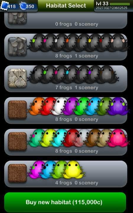 Exploring the pond in Pocket Frogs