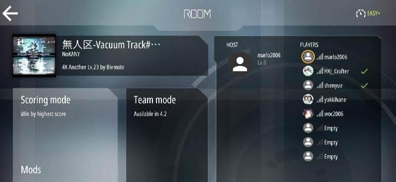 Malody gameplay screenshot 2