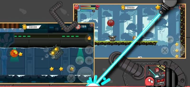 Red Hero 4: Adventure Bounce Ball Vol3 screenshot 2