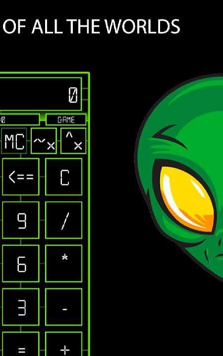 Alien Calculator PRO screenshot 2