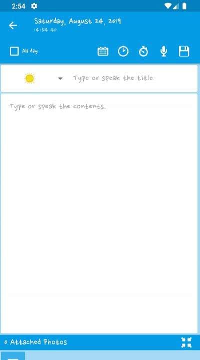 My Diary screenshot 2
