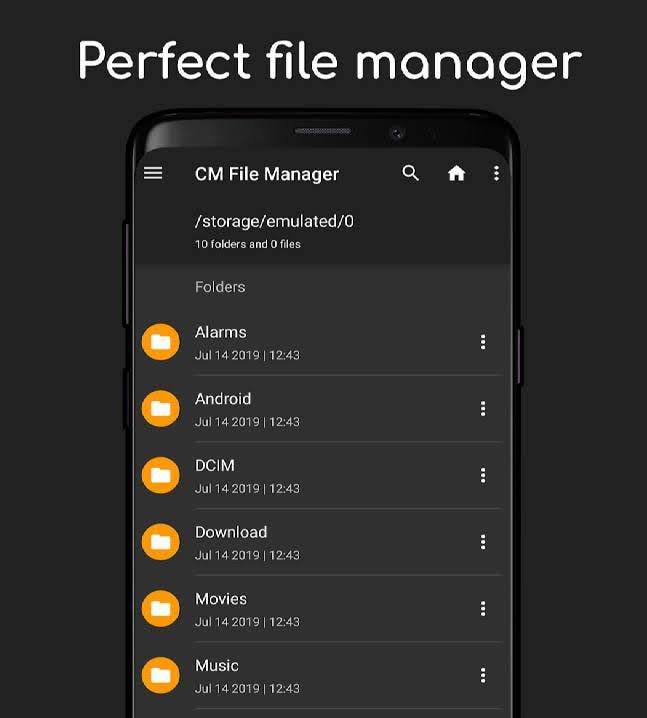 CM File Manager screenshot 1