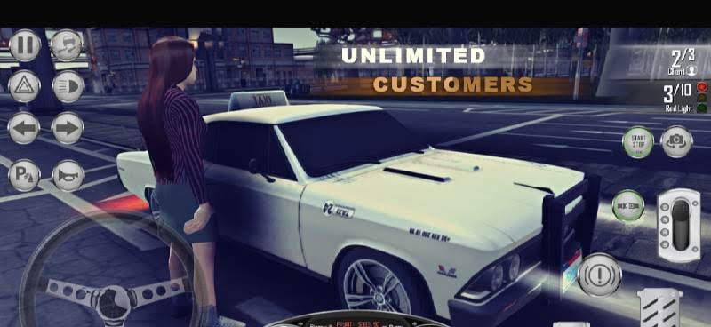 Taxi: Simulator 1984 v2 mission selection menu