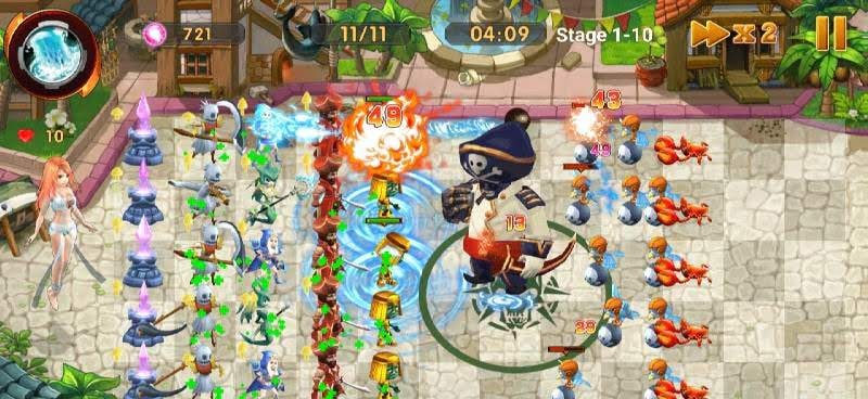 Defender Legend Premium: Hero Champions TD gameplay screenshot 4
