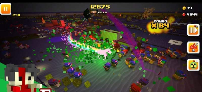 Zombie Bloxx gameplay screenshot 2