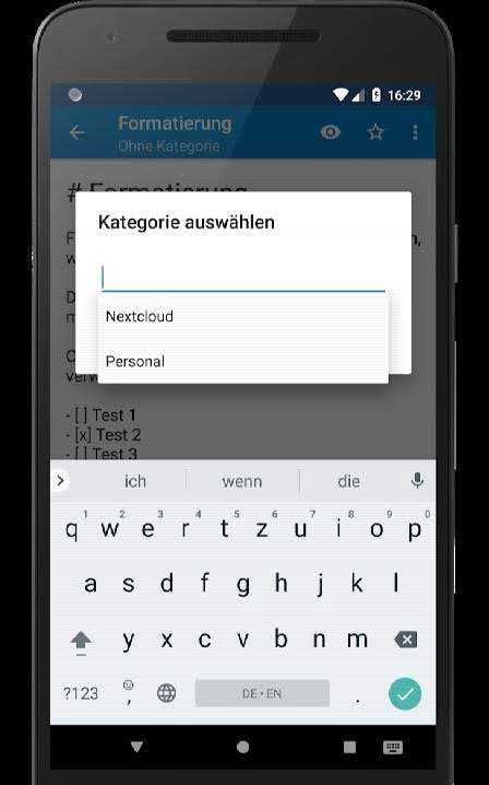 Nextcloud Notes screenshot 4