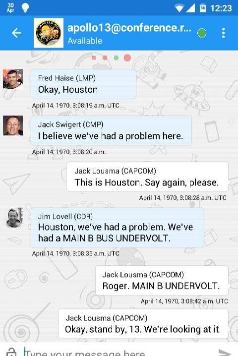 Xabber VIP app preview, third screenshot