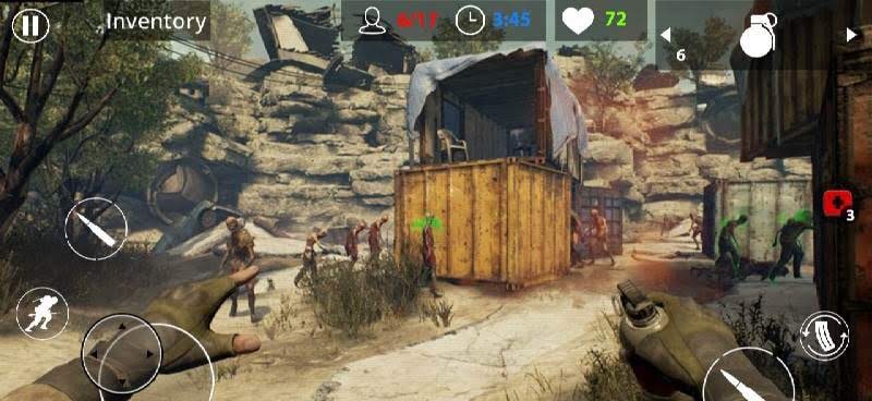 Zombie War Survival: Offline Zombie Shooting Games screenshot 1