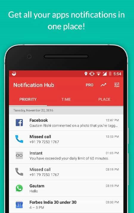 Notification Hub screenshot 1